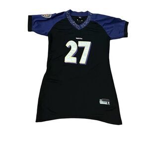 Reebok Baltimore Ravens Ray Rice Black Womens Large Jersey in good condition.